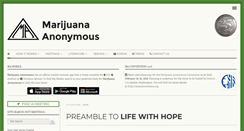 Desktop Screenshot of marijuana-anonymous.org