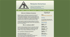 Desktop Screenshot of marijuana-anonymous.com