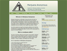 Tablet Screenshot of marijuana-anonymous.com